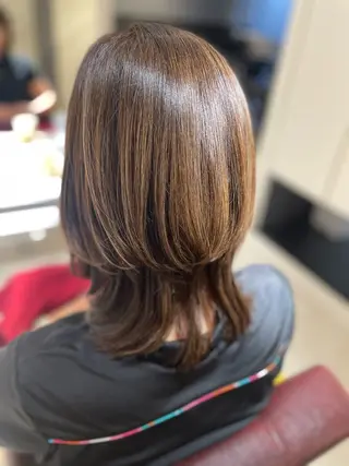 ミディアム カラー le.pidorge Tamaのヘアスタイル