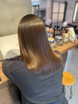 セミロング カラー ［パサつき改善］＊ 髪質改善ケアサロン＊のヘアスタイル
