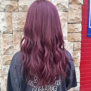 ロング カラー 【髪質改善特化】 艶髪/透明感カラーのヘアスタイル