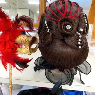 ヘアアレンジ 即モテ×メンズヘア/ 表参道/MOMONEのヘアスタイル