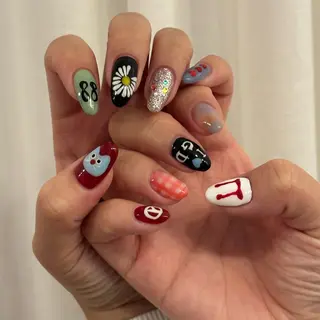 ネイル 森ノ宮ネイル🌈☁️ seri🌞のネイルデザイン