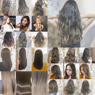 ロング カラー パーマ ヘアアレンジ AUBE HAIRazul吉祥寺所属・綺麗な髪質にしたい方 限定🌈清水　祥のヘアスタイル