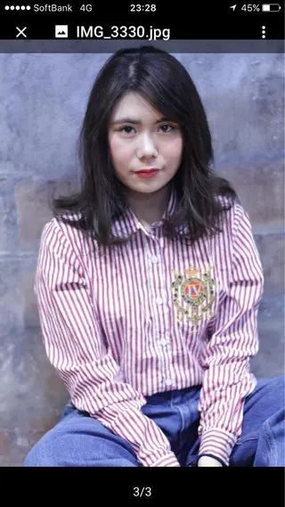 ミディアム カラー ヤマダ タケトのヘアスタイル