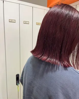 ショート ぷつっとボブ/ちゅる ピンク/mika☆のヘアスタイル