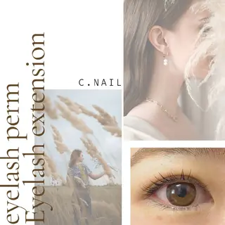マツエク・マツパ C.Nail&EYE chiharuのマツエク・マツパデザイン
