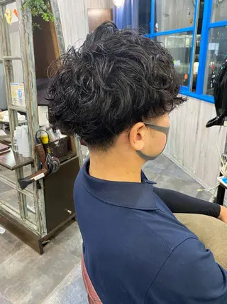 ショート パーマ カットパーマ✂️ 小坂田玲亜のヘアスタイル