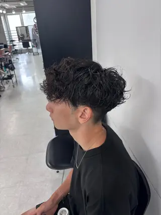 パーマ メンズ 美容研究所 🇰🇷yutoのヘアスタイル