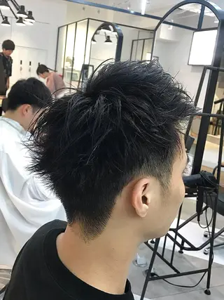 ショート メンズ 🇰🇷カルマパーマ kaito🇰🇷のヘアスタイル