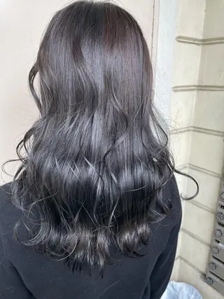 セミロング カラー kr2s アメ村のヘアスタイル