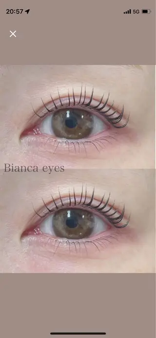 マツエク・マツパ Bianca🤍 HASHIMOTOのマツエク・マツパデザイン
