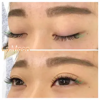 マツエク・マツパ La.Moon~eye lash&heir  make~所属・ラムーン アイラッシュ&ヘアメのマツエク・マツパデザイン