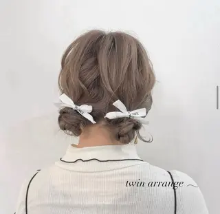 ヘアアレンジ 美髪✨艶髪✨髪質改善 カラー特化❣辻本悠心のヘアスタイル