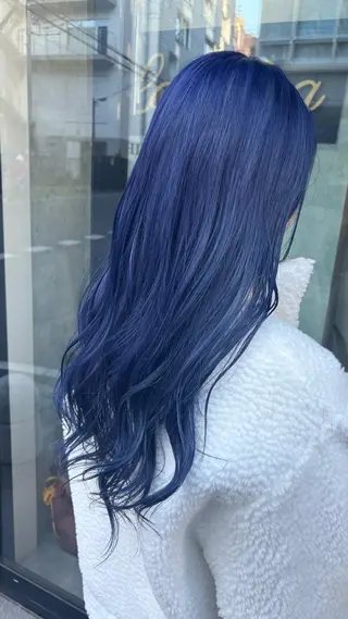 ロング La luna所属・🐘おおうちみお🐘 /🍎暖色カラー🌸のヘアスタイル