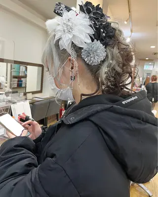 ロング アレンジ&ショート 💙YUKINOのヘアスタイル