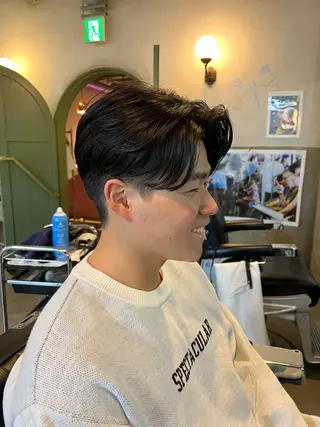 メンズ メリケン 涼二郎のヘアスタイル