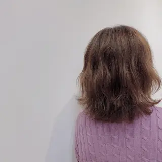 ミディアム 推しカラー🎨横浜 ブリーチ/ yuaのヘアスタイル