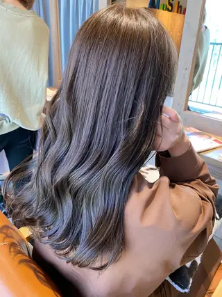 ロング カラー 🟣メンズパーマ 川端 永遠🟣のヘアスタイル