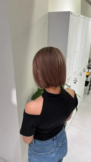 ショート カラー 髪質改善/レイヤー 兼折楓馬のヘアスタイル