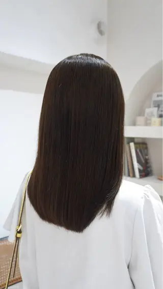 ロング カラー 透明感グレージュ カラー大夢🫧のヘアスタイル