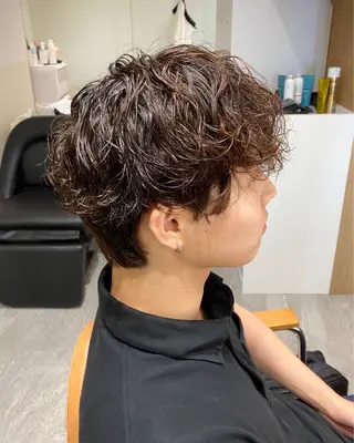 パーマ メンズ MAZE梅田所属・韓国メンズヘア関戸 和輝🇰🇷のヘアスタイル