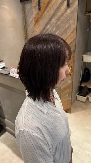 ミディアム KOKI/ボブ/顔ま わりレイヤー/新宿のヘアスタイル