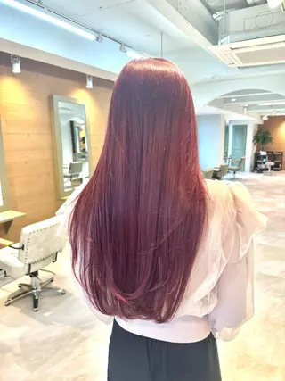 ロング カラー 髪質改善&ハイトーンカラー『non』髪質改善uptogloss 認定サロン所属・💎ちゃちゃ💎 ハイトーン/ギャルのヘアスタイル