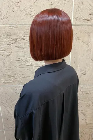 ミディアム カラー 菊地 紗矢のヘアスタイル