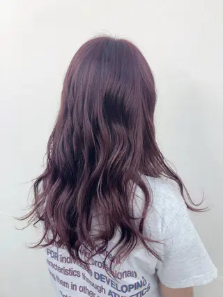 カラー セミロング IN∞hair インヘアーのマツエク・マツパデザイン