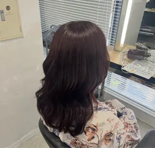 ロング miku/ラベンダー 透明感カラー🪻❤︎のヘアスタイル