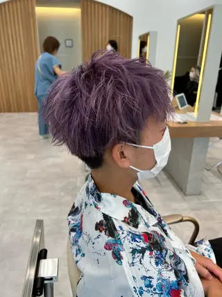 カラー メンズ 一ノ瀬 蘭のヘアスタイル