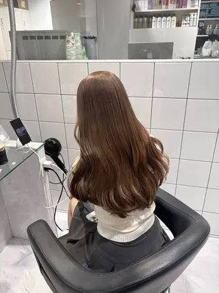 ロング カラー 韓国風透明感カラー‎ /yurinのヘアスタイル
