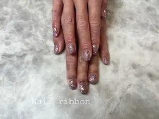 ネイル ネイルリボン 笠井のネイルデザイン