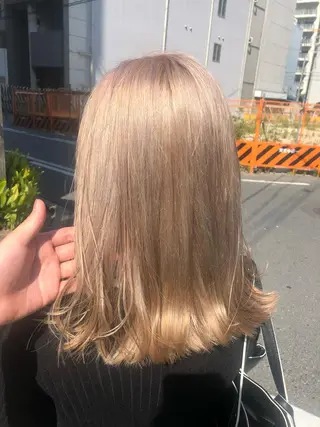 ミディアム カラー olino 【オリノ】西田辺のヘアスタイル