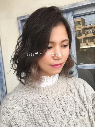 ショート カラー 森 早希絵のヘアスタイル