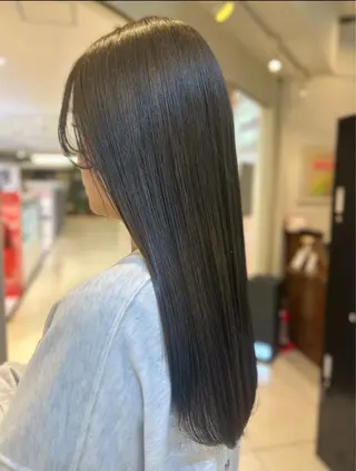 ロング カラー 艶質改善/縮毛矯正 ササキナツミのヘアスタイル