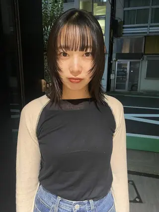 ショート カラー パーマ CEINE OURのヘアスタイル