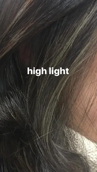 ミディアム カラー 顔周りカット/アレン ジ/カラー小野寺紗良のヘアスタイル