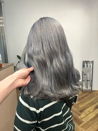 ロング カラー lani hair salon所属・SHOTO ハイトー ン/デザインカラーのヘアスタイル