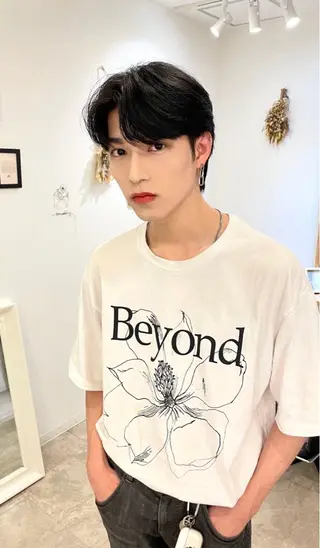 パーマ メンズ 大人パーマ特化 心斎橋本町/えざわのヘアスタイル