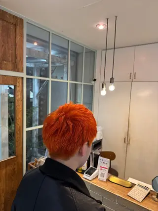 カラー メンズ ブリーチ無しダブル カラー特化/🫧中村のヘアスタイル