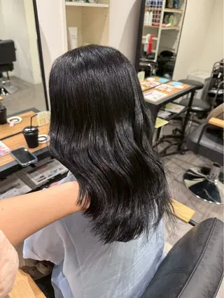 セミロング カラー nijika/ カラーモデル募集🫧のヘアスタイル