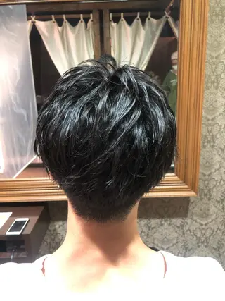 ショート メンズ メンズパーマ/ スパイキー/神田正紀のヘアスタイル