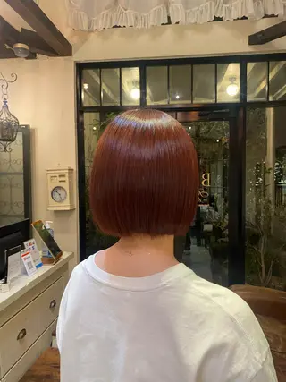 ショート Belle 並木通り店所属・rena/ パーマ/カラーのヘアスタイル