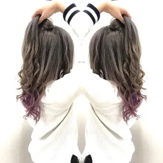 ロング カラー 髪質改善特化サロン ICONIQ天神店のヘアスタイル