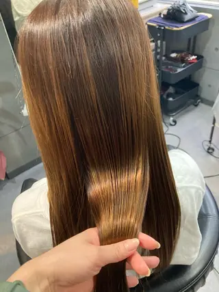 ロング 髪質改善☺︎縮毛矯正 ふじい まりんのヘアスタイル