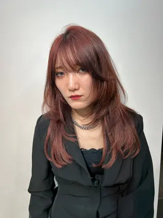 ショート カラー ヘアアレンジ ボブ/透明感ベージュ 🫧クルミ🌟のヘアスタイル