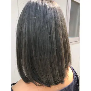 ミディアム カラー パーソナルカラー診断 できます　木曽　主博のヘアスタイル