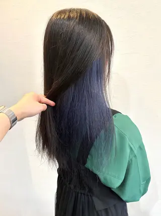 セミロング カラー 𝒌𝒚𝒐𝒌𝒂 🍀のヘアスタイル