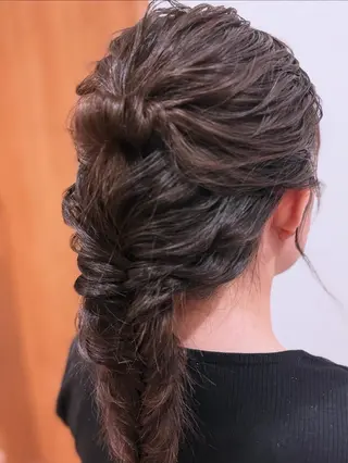 ロング HAIR MAKE GLOSSY所属・⭐︎ SAYAKAのヘアスタイル