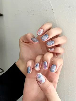 ネイル 甲府市徳行 🧸prunelleのネイルデザイン